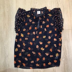 Cabi floral blouse..